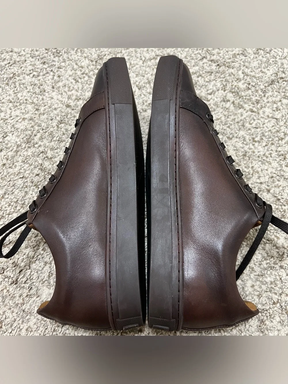 Thursday Men's Premier Low Top Leather Sneakers Old English Size 11